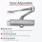 Lawrence Manual, Hydraulic, Door Closer, Medium Duty Interior and Exterior, Dark Bronze LH534BC-DU - alternate 4
